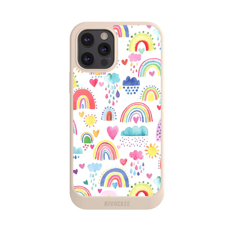 iPhone 12 Pro NIVOcore Schöne Regenbogen-Multi-Rot
