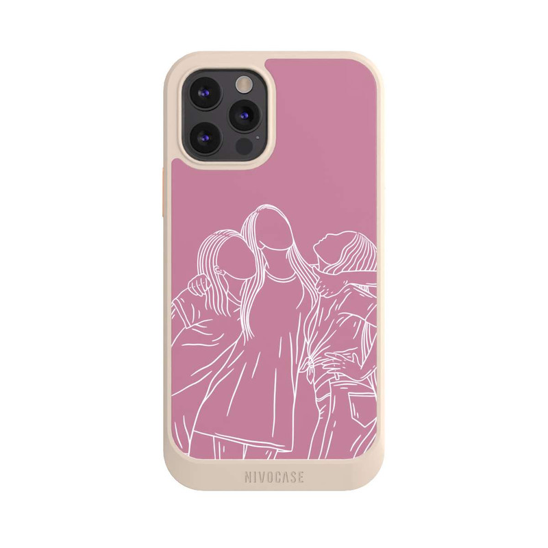 iPhone 12 Pro NIVOcore Freundinnen Line Art