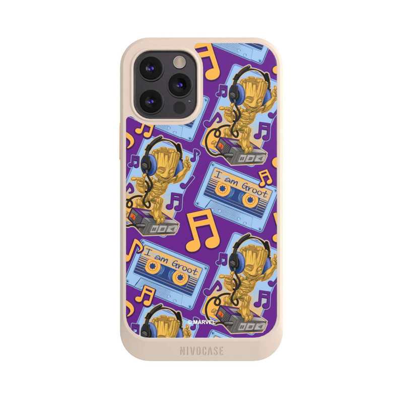 iPhone 12 Pro NIVOcore Groot Comic Headphones Guardians of the Galaxy