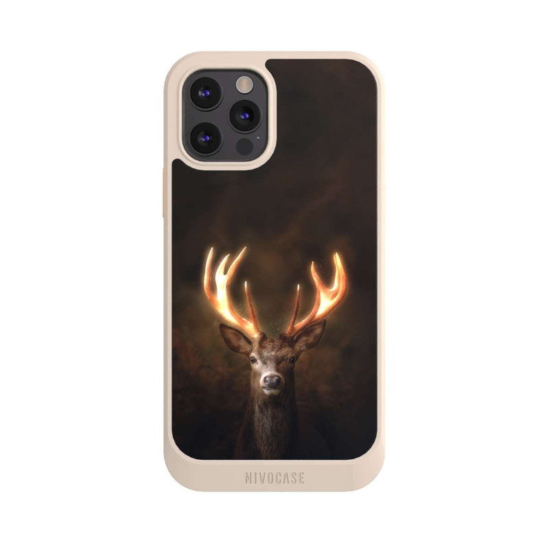 iPhone 12 Pro NIVOcore Hirsch Goldenes Geweih