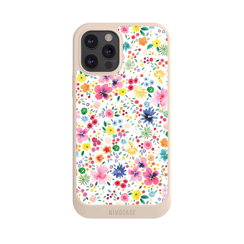 iPhone 12 Pro NIVOcore Millefleurs Pink Spring Garden