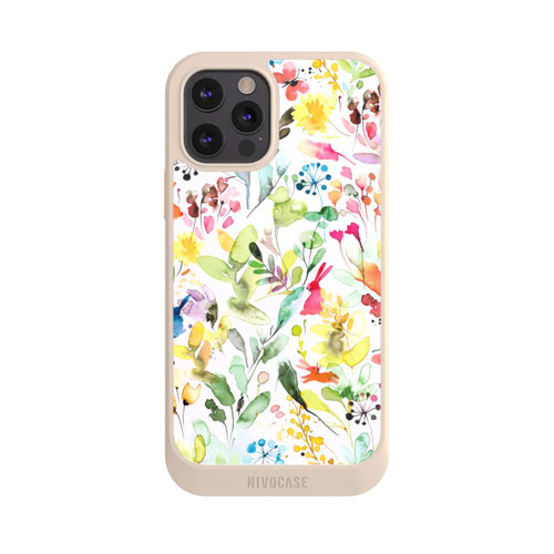 Apple iPhone 12 Pro NIVOcore Wild Flowers Meadow Pink