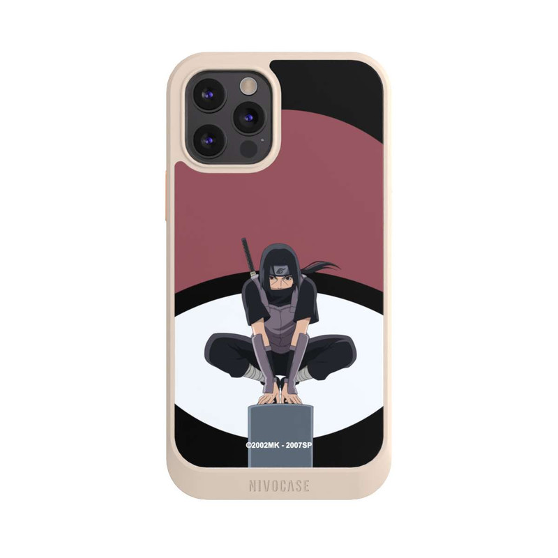 iPhone 12 Pro NIVOcore Itachi Uchiha Symbol schwarz
