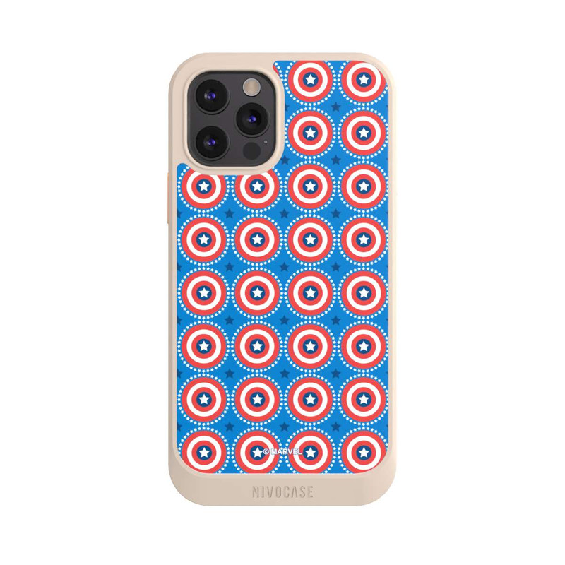 iPhone 12 Pro NIVOcore Captain American Shield Pattern