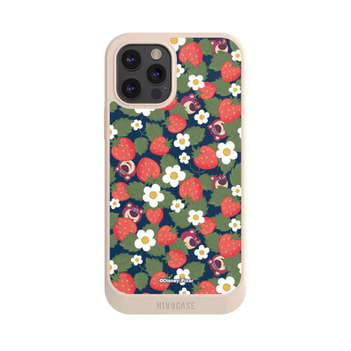 Apple iPhone 12 Pro NIVOcore Lotso Toy Story Strawberry Flower Pattern