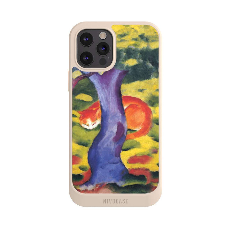 iPhone 12 Pro NIVOcore Katze hinter Einem Baum von Franz Marc