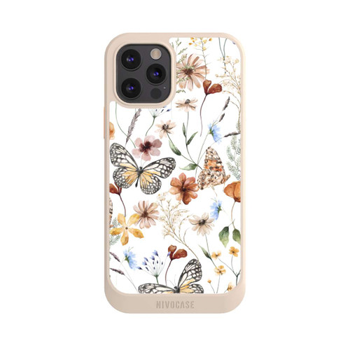 Apple iPhone 12 Pro NIVOcore Wildflowers and Butterflies Pattern