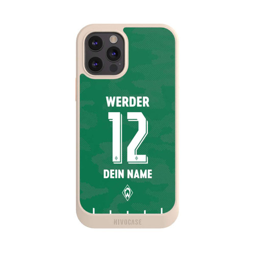 Apple iPhone 12 Pro NIVOcore Werder Bremen Trikot Personalisierbar 25-26