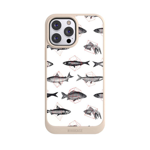 Apple iPhone 13 Pro Max NIVOcore Fische in Geometrie
