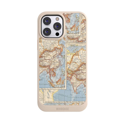 Apple iPhone 13 Pro Max NIVOcore Weltkarte Vintage