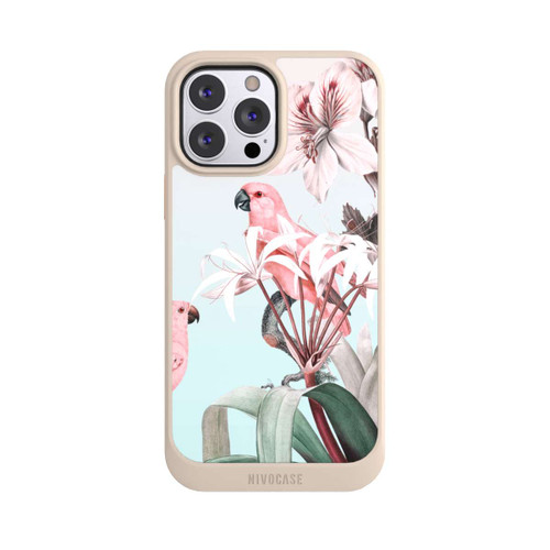Apple iPhone 13 Pro Max NIVOcore paradiesische Papageien Pastell