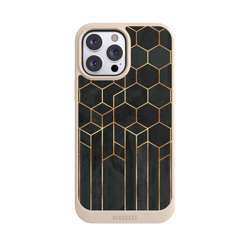 Apple iPhone 13 Pro Max NIVOcore Schwarze Sechsecke