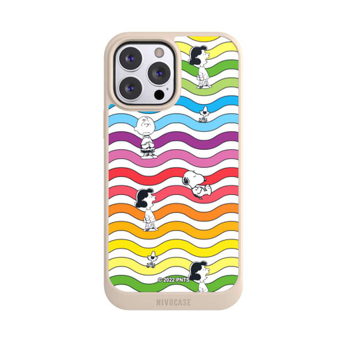 Apple iPhone 13 Pro Max NIVOcore Snoopy Pattern Rainbow