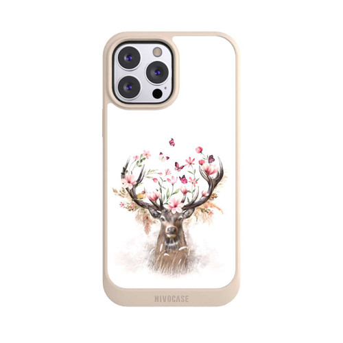 Apple iPhone 13 Pro Max NIVOcore Hirsch Blumen Geweih