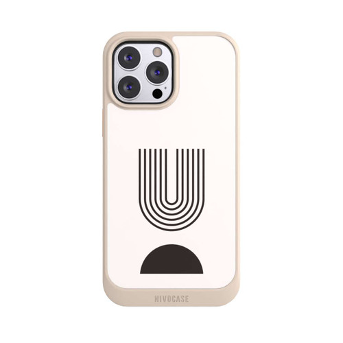 Apple iPhone 13 Pro Max NIVOcore Moderne Kunst Schwarze Linien