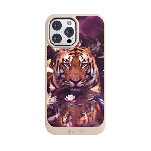 Apple iPhone 13 Pro Max NIVOcore Tiger Blumenrahmen