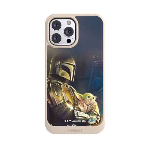 Apple iPhone 13 Pro Max NIVOcore Mandalorianer und Grogu im Schiff