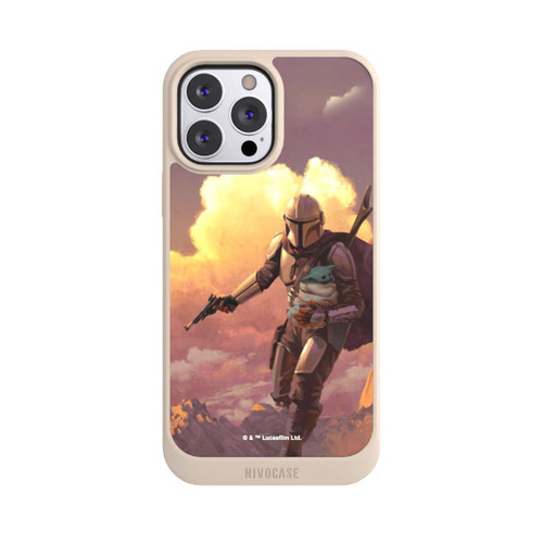 Apple iPhone 13 Pro Max NIVOcore Der Mandalorianer und Grogu Sonnenguntergang Wolken