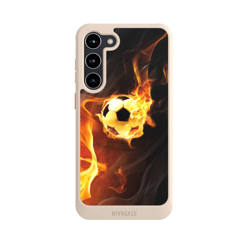 Samsung Galaxy S23+ NIVOcore Fußball in Flammen