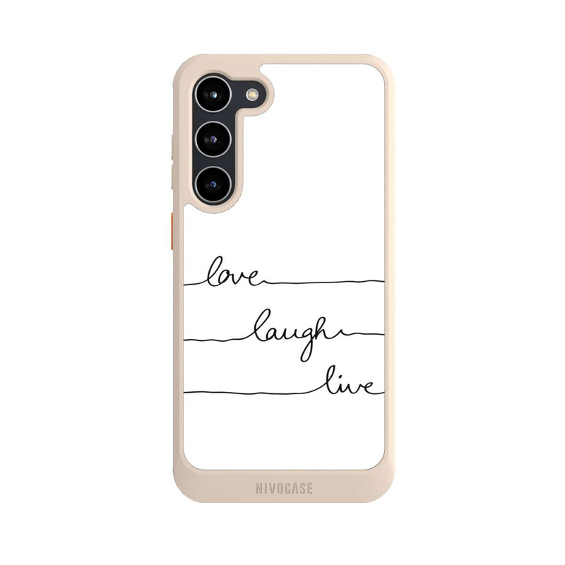 Galaxy S23 + NIVOcore Love Laugh Live
