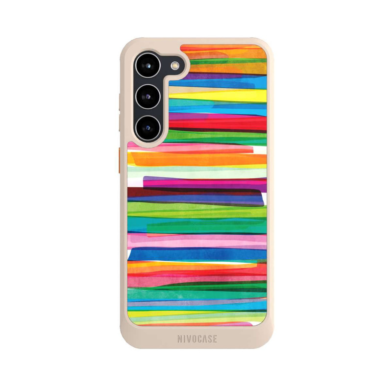 Galaxy S23 + NIVOcore Bunte Streifen1