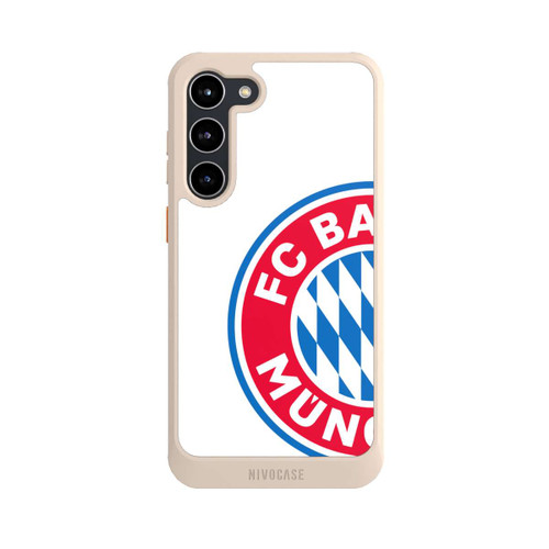 Samsung Galaxy S23+ NIVOcore Großes FCB Logo Weiß