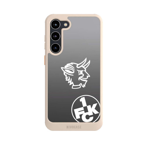 Samsung Galaxy S23+ NIVOcore Teufelskopf FCK auf Schwarz