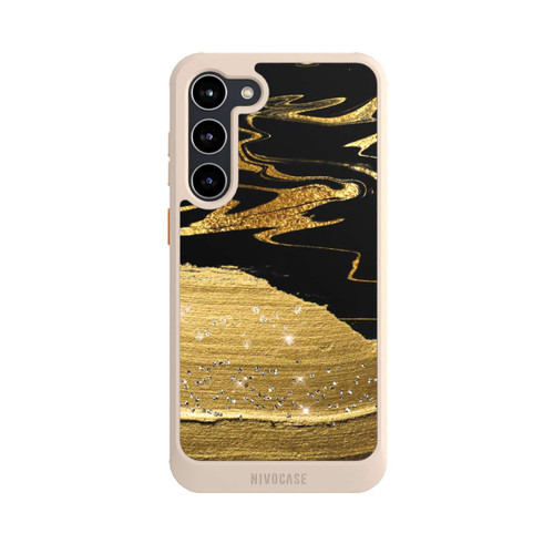 Samsung Galaxy S23+ NIVOcore Marmoradern im Goldlook