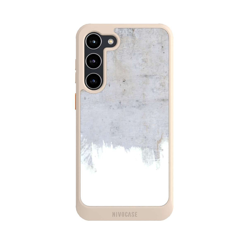 Galaxy S23 + NIVOcore Farbe auf Rohbeton