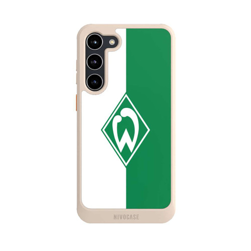 Samsung Galaxy S23+ NIVOcore Weiß-Grün - Werder Bremen