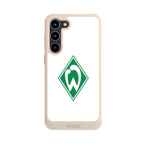 Samsung Galaxy S23+ NIVOcore Logo auf Weiß - Werder Bremen