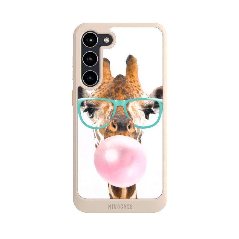 Galaxy S23 + NIVOcore Giraffe mit Kaugummi