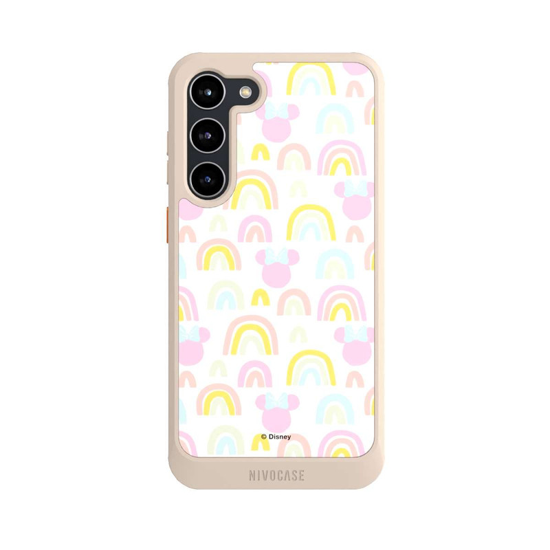Galaxy S23 + NIVOcore Minnie Regenbogen Muster