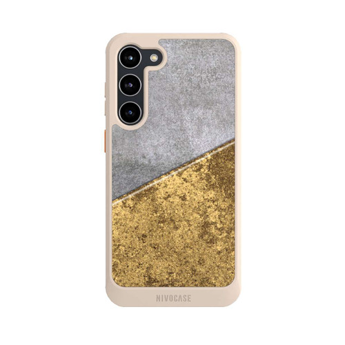 Samsung Galaxy S23+ NIVOcore Beton und Goldlook