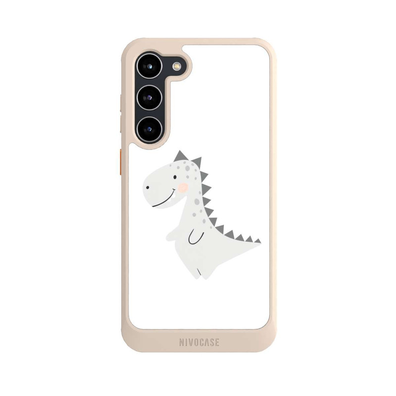 Galaxy S23 + NIVOcore Grauer Dino