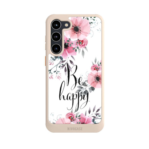Samsung Galaxy S23+ NIVOcore Be Happy Blumen