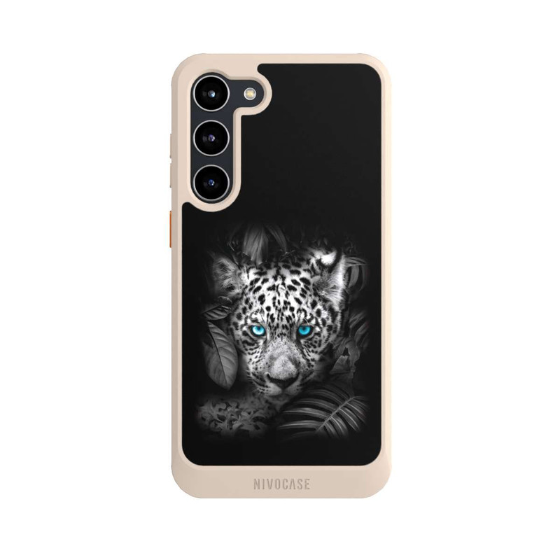 Galaxy S23 + NIVOcore Jaguar Schwarz Dschungel