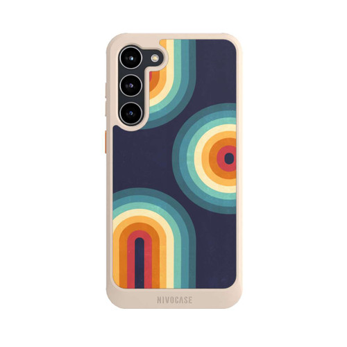Samsung Galaxy S23+ NIVOcore Double Rainbow on Blue