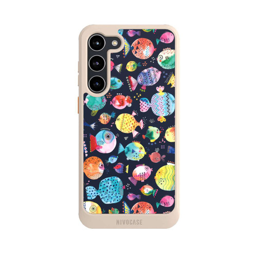 Samsung Galaxy S23+ NIVOcore Strandkugelfische Kinder Marineblau