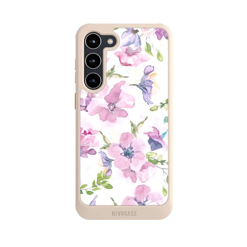 Galaxy S23 + NIVOcore Aquarell Blumen