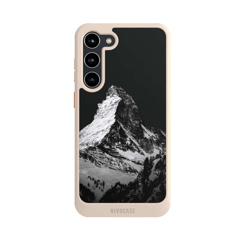 Galaxy S23 + NIVOcore Schneebedeckte Berge