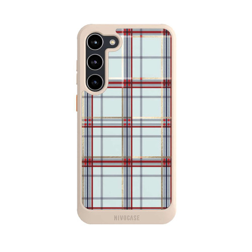 Samsung Galaxy S23+ NIVOcore Tartan Blau