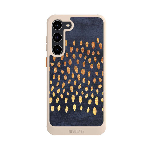 Samsung Galaxy S23+ NIVOcore Muster Gold und Marine