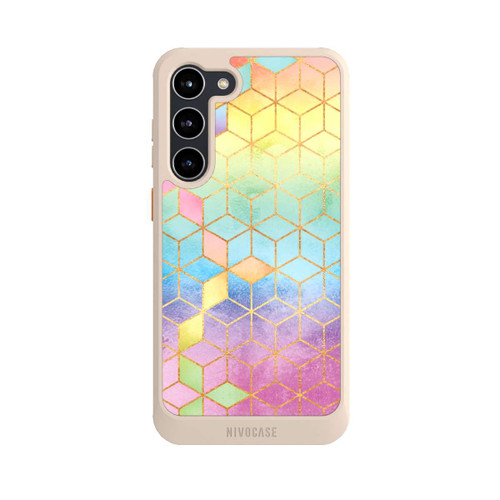 Samsung Galaxy S23+ NIVOcore Regenbogenwürfel
