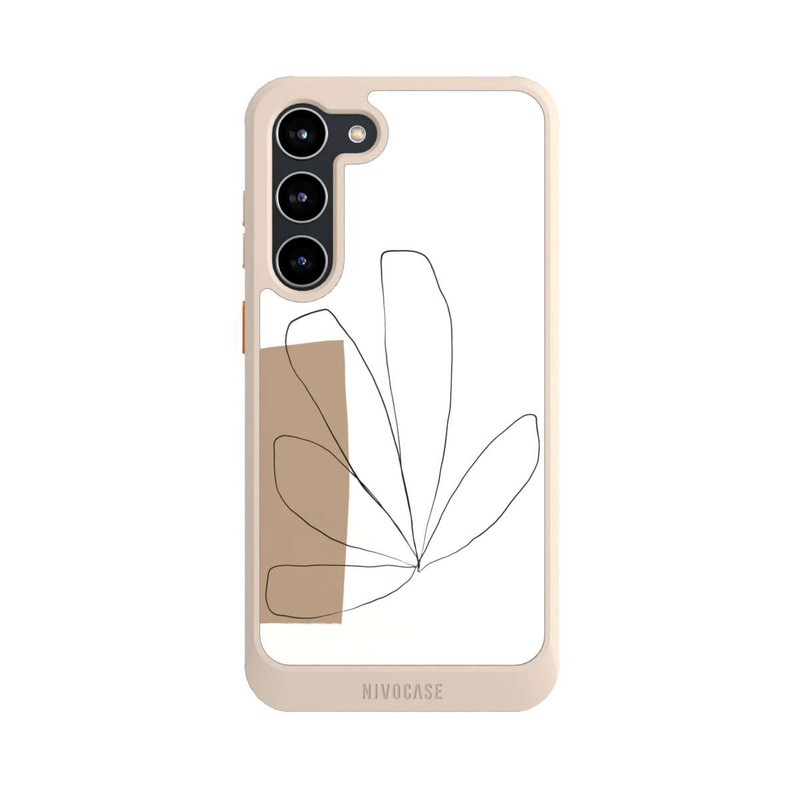 Galaxy S23 + NIVOcore Blumen und Formen Nr. 2 - Anastasia Sawall