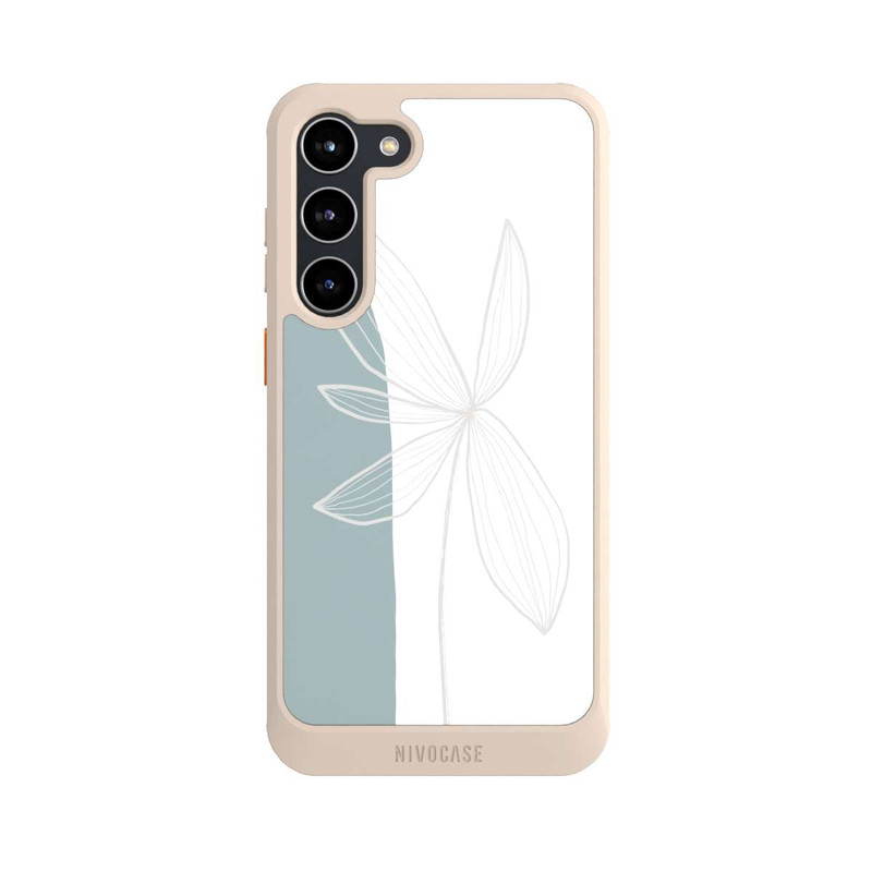 Galaxy S23 + NIVOcore Blumen und Formen Nr. 3 - Anastasia Sawall