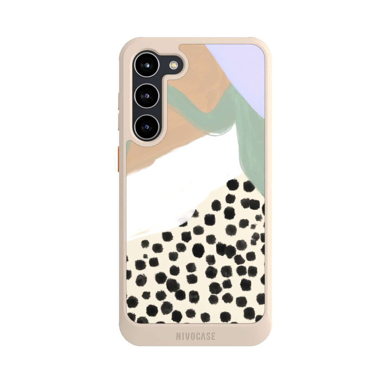 Galaxy S23 + NIVOcore Verrücktes Leben Boho Pastell