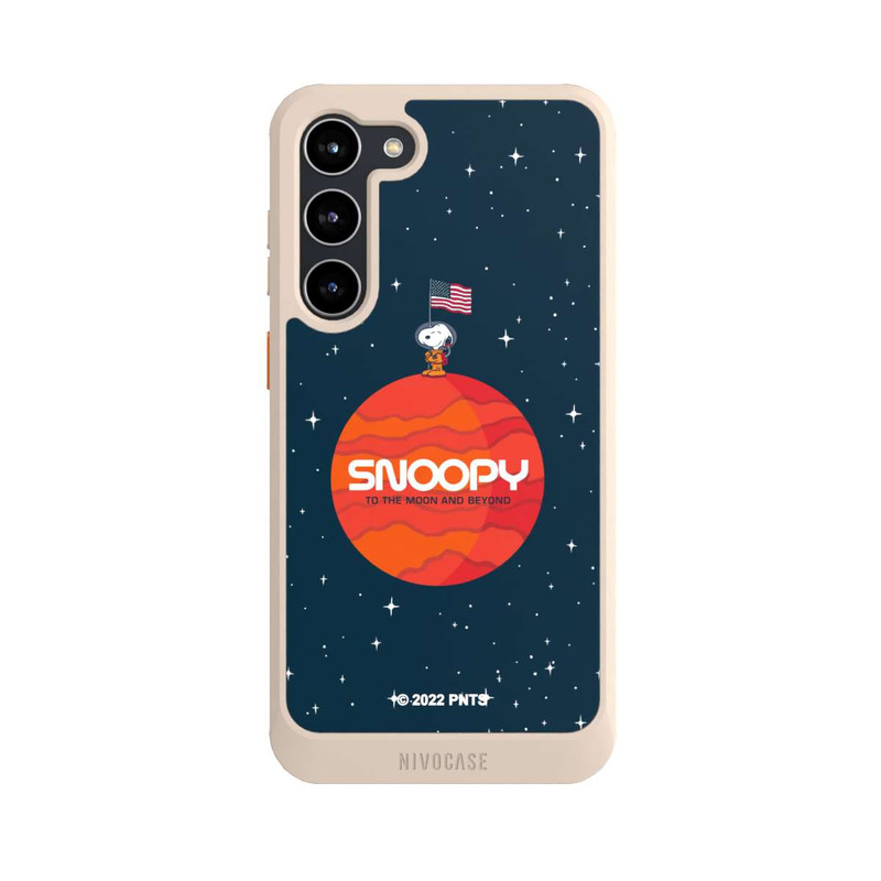 Galaxy S23 + NIVOcore Snoopy Weltraumreisender Orange