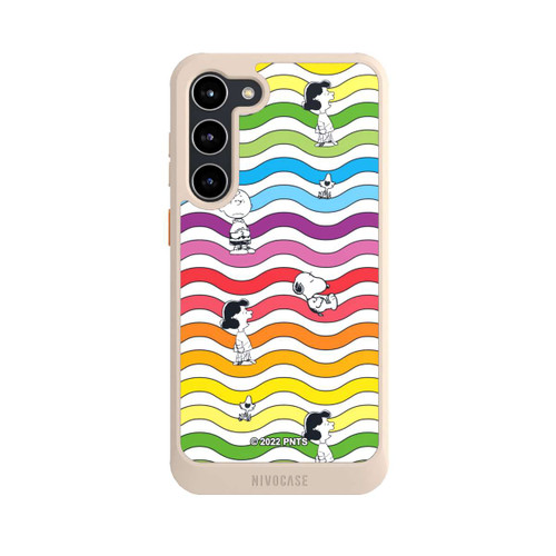 Samsung Galaxy S23+ NIVOcore Snoopy Pattern Rainbow
