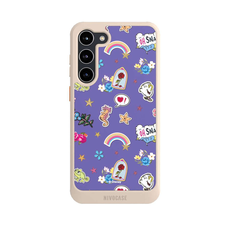 Galaxy S23 + NIVOcore Princess Pattern Purple Disney Princess